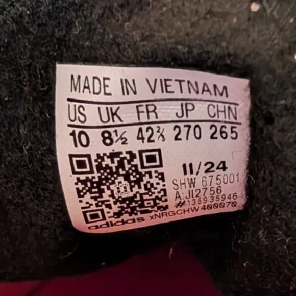 Adidas Originals Gazelle in Scarlett Wonder White Gum - Womens 10 - Picture 7 of 7